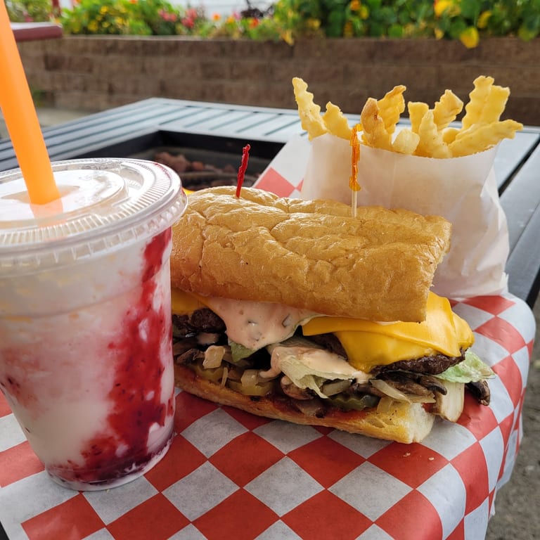 Giant Burgers and Classic Favorites