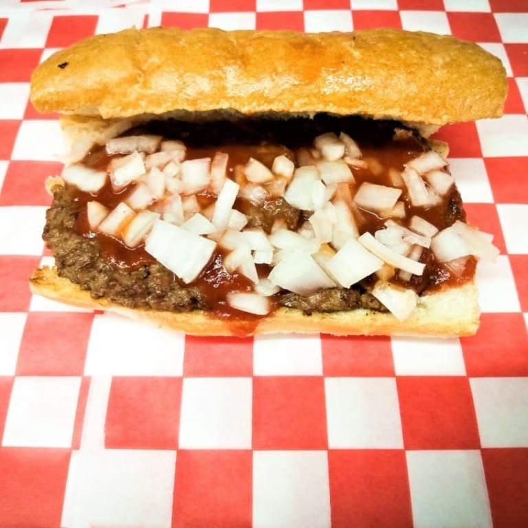 Giant BBQ Burger.